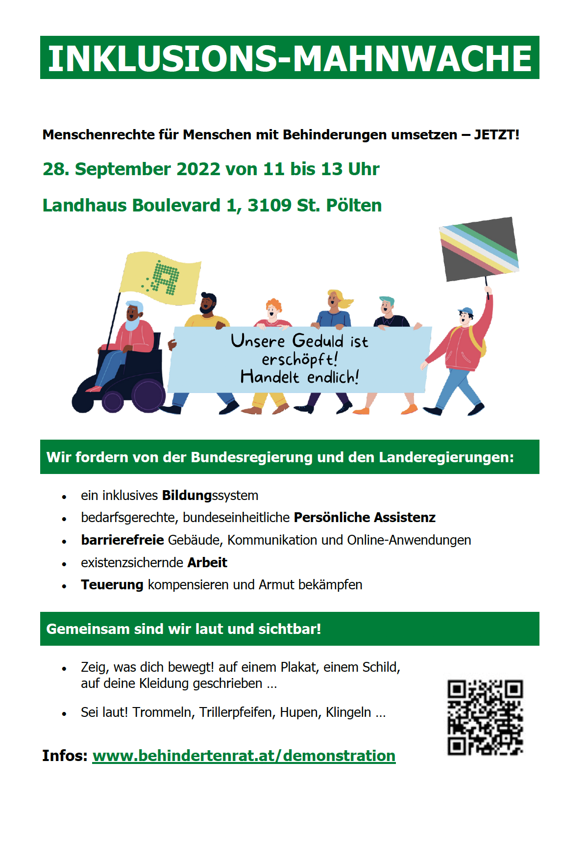 Einladung-Demo-Inklusion-St-Poelten-2022