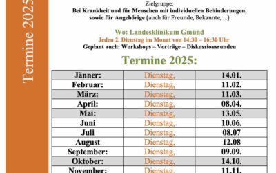 SHG-ANDERS Termine 2025